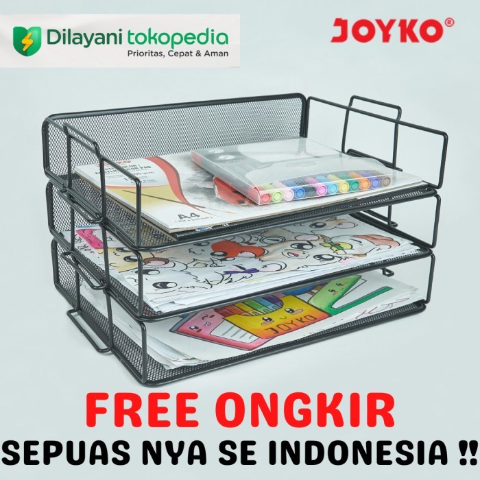 

TERBARU - Joyko Document Tray Organizer / Rak Kertas Dokumen Joyko BESAR DT-34