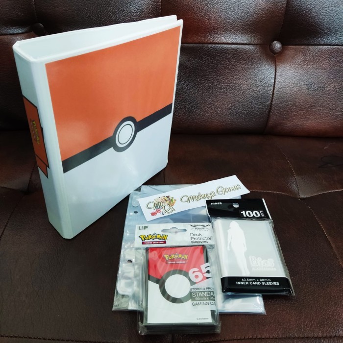 

TERMURAH - Paket Pokemon Card Album A5 Binder 4p Sleeve Page Double Inner MTG TCG