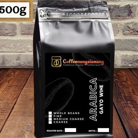 

All New Kopi Arabika Aceh Gayo Wine 500G Premium - (Biji/Giling)