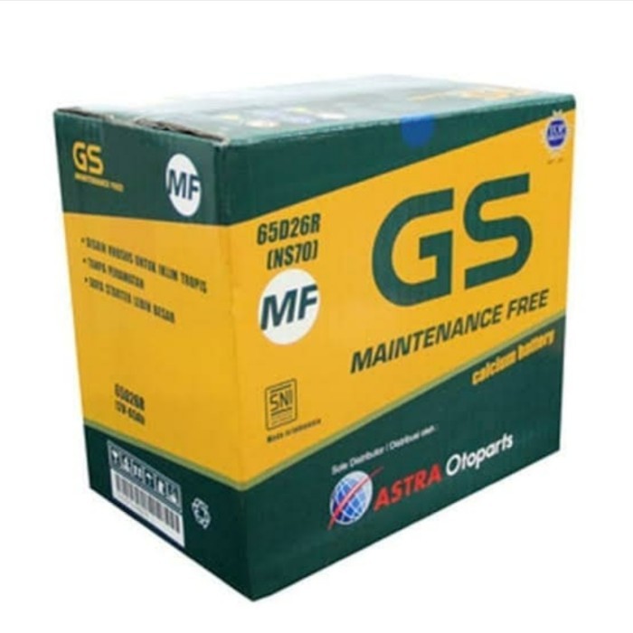 Aki Mobil Toyota Kijang LSX GS Astra MF NS70 Aki Kering