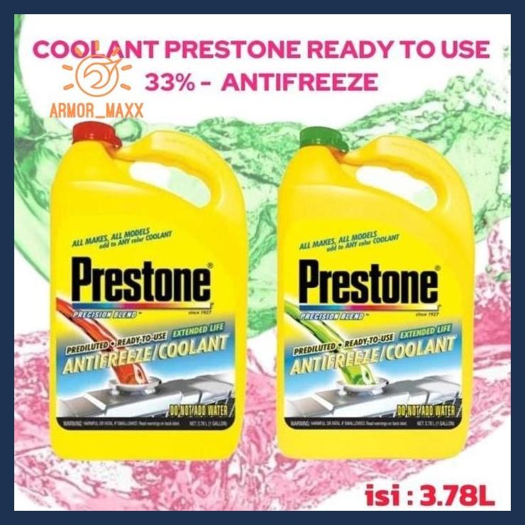 Air Radiator Coolant Prestone Hijau Galon