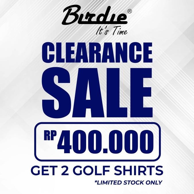 Baju Golf Shirt Series Original Birdie