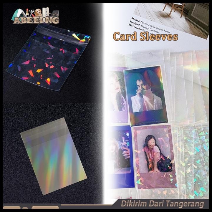 

Laser Flashing Card Protector 50Pcs Inner Sleeve Photocard Postcard