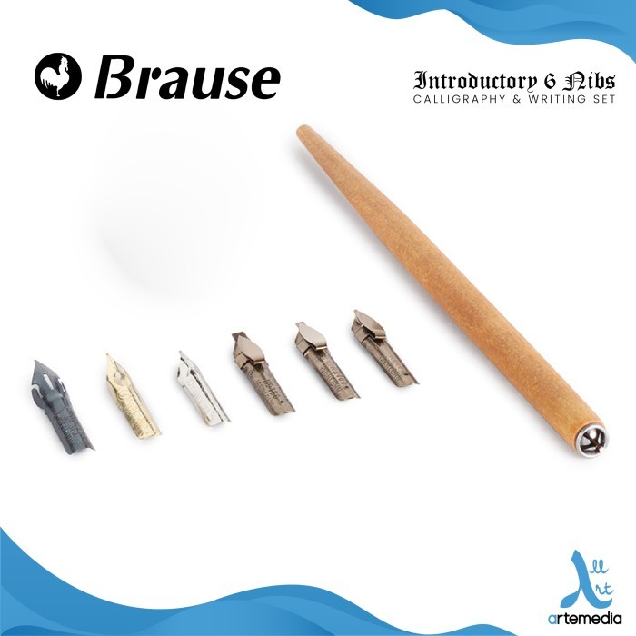 

TERBARU Pena Kaligrafi Brause Introductory 6 Nib Calligraphy and Writing Set