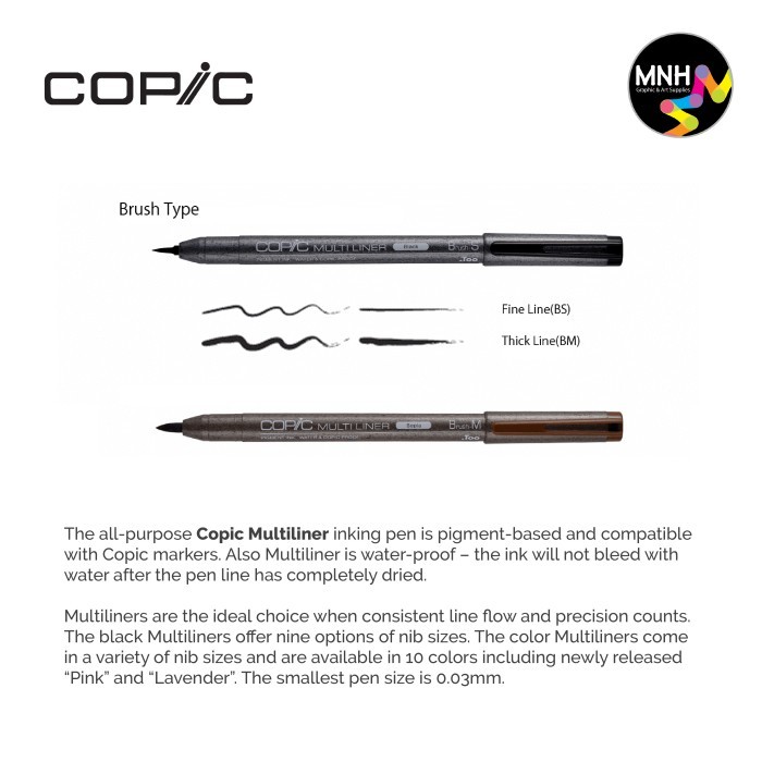 

TERBARU Copic Multiliner Sepia Brush PROMO!
