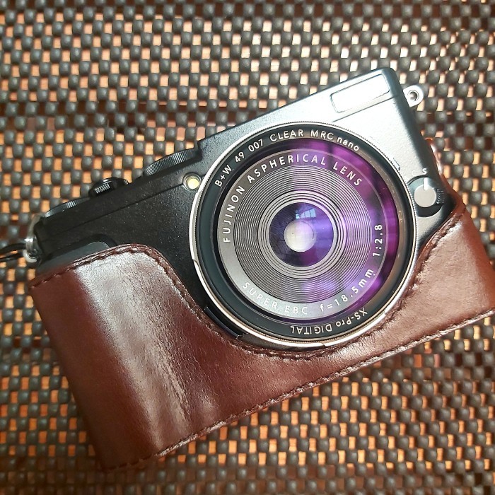 FUJIFILM X70 HALF LEATHER CASE Brown Coffee
