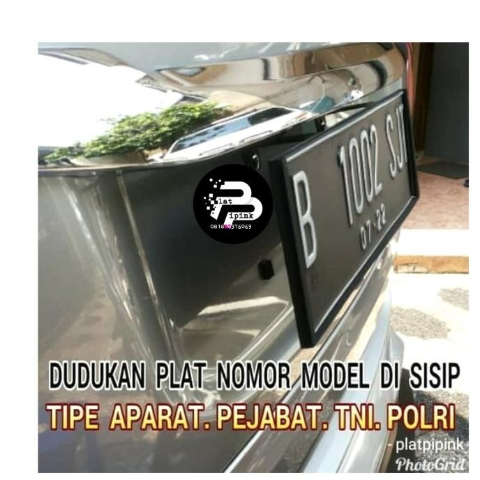 Dudukan Plat Mobil Dinas