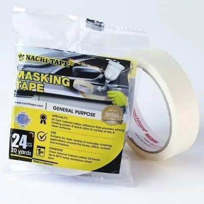 

Nachi Masking Tape / Lakban Kertas 1 Inch 24 Mm