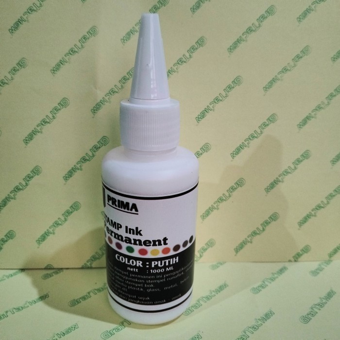 

Tinta Stempel Permanent Berbasis Pigmen Untuk Stempel Bak/Kayu/Manual
