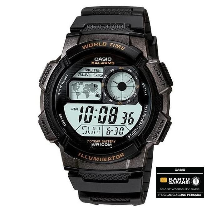 Jam Tangan Pria CASIO AE 1000W AE-1000W AE-1000W-1 AE-1000W-2 Original