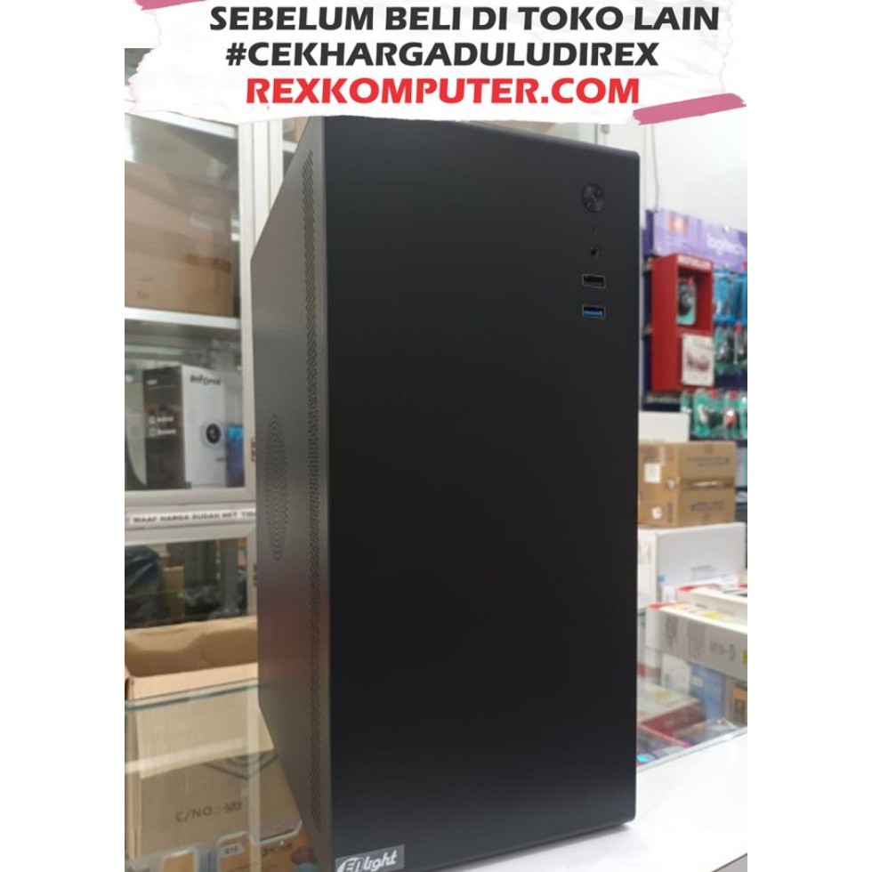 CASING ENLIGHT N200 HITAM + PSU ENLIGHT 300W