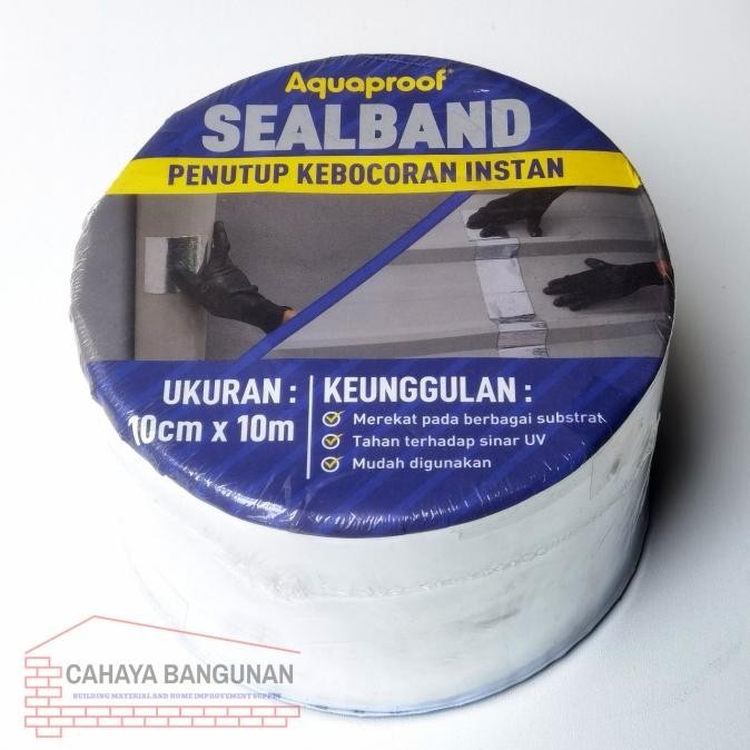 

SEALBAND AQUAPROOF LAKBAN WATERPROOFING ANTI BOCOR 5 10 CM 5CM 10CM ASLI