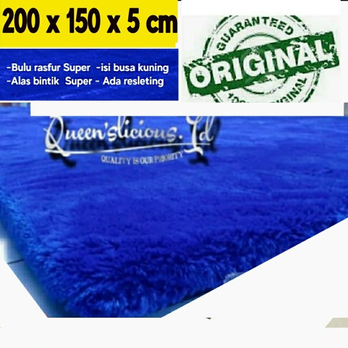 KARPET BULU 200 X 150 TEBAL 5 CM SUPER RASFUR