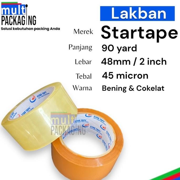 

OPP TAPE / LAKBAN STAR TAPE 2 INCH 90 YARD ASLI