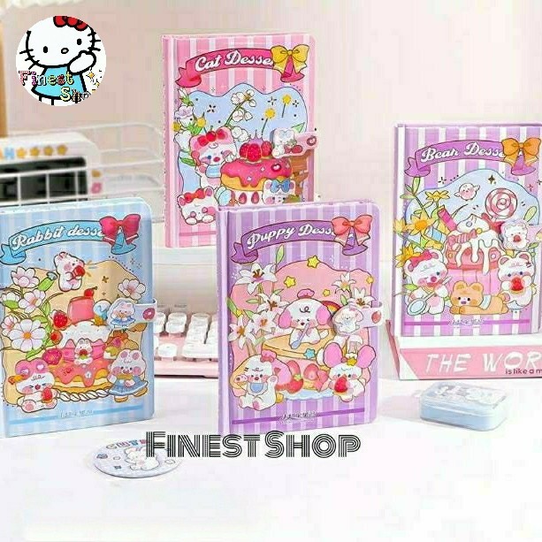 

MURAH Magnetic Notebook Kado Diary Buku Tulis Agenda Import Catatan Harian