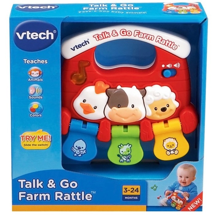 SWEETMOMSHOP VTECH FUN ANIMAL RATTLE