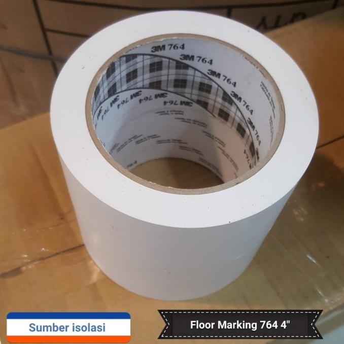 

FLOOR MARKING TAPE 3M 764 UKURAN 4" X 33M LAKBAN LANTAI ISOLASI 3M ASLI