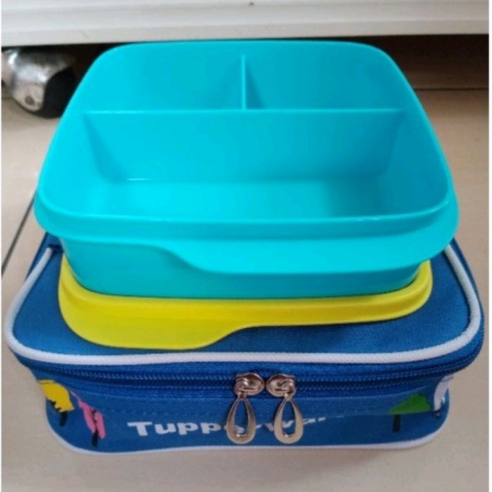 Paket Lolly Tup With Bag Wadah Bekal Bersekat Termurah Tupperware Ori