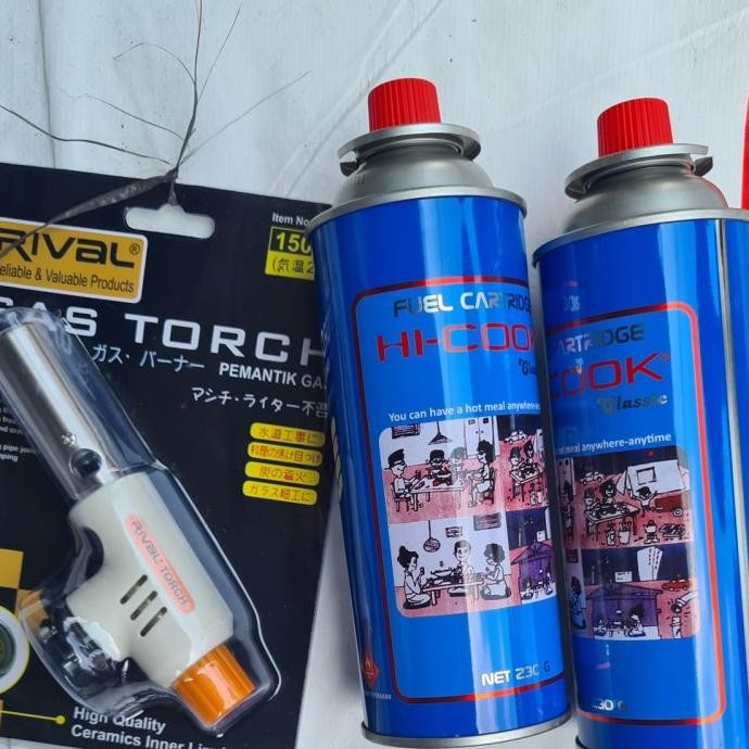Tersedia 1 Set Gas Torch+Kepala Gas /Flame Gun+Gas Hicook
