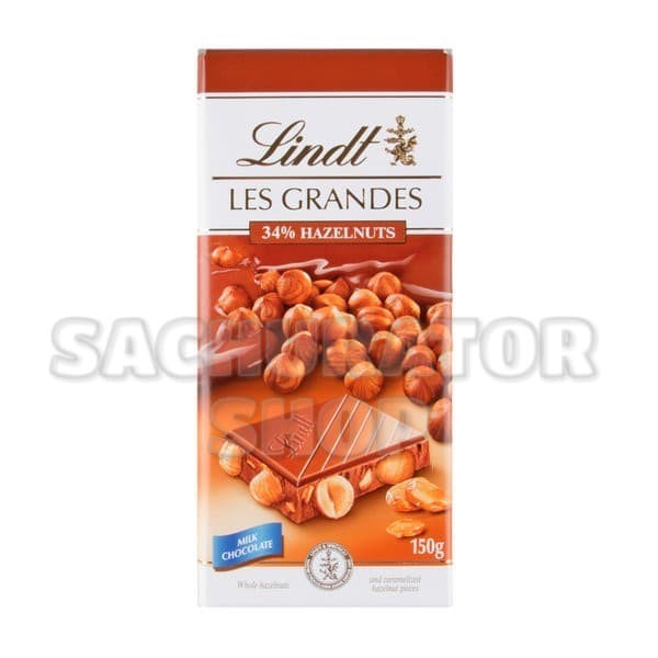 

Coklat Cokelat Lintd Lindt Les Grandes 34% Hazelnuts Milk Chocolate