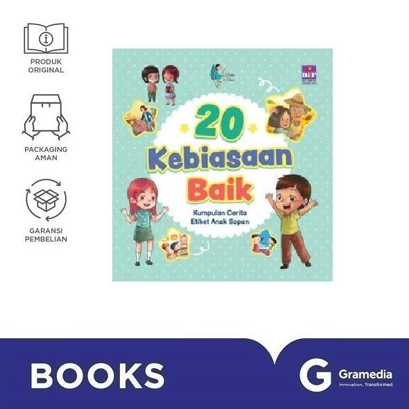 

New Gramedia Buku 20 Kebiasaan Baik: Kumpulan Cerita Etiket Anak Sopan