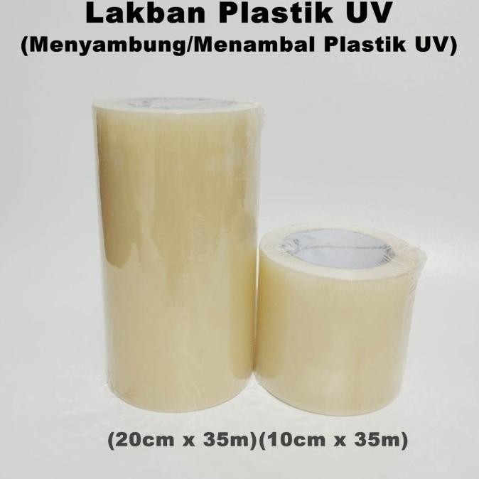 

20CM X 35 MTR LAKBAN PLASTIK UV GREENHOUSE REPAIR TAPE ASLI