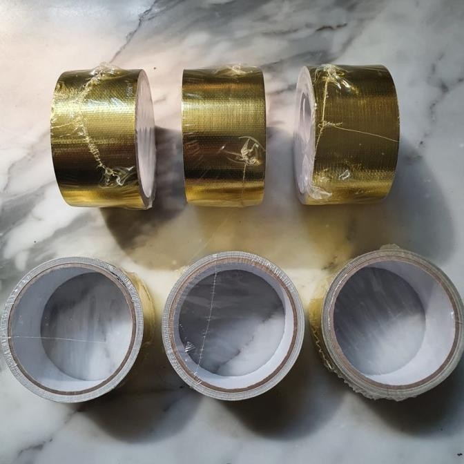 

HEAT SHIELD WRAP TAPE GOLD - LAKBAN UNTUK MENAHAN UDARA PANAS ASLI