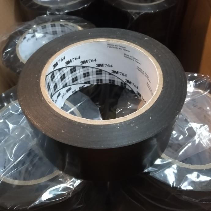

3M 764 HITAM FLOOR MARKING TAPE LAKBAN LANTAI 2 IN X 33 MTR ASLI