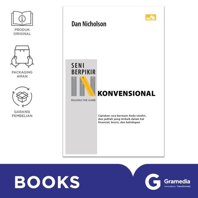

New Gramedia Buku Seni Berpikir Inkonvensional: Ciptakan Cara Bermain Anda Sendiri (Dan Nicholson)