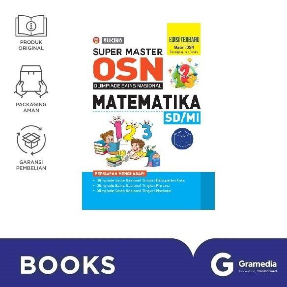 

New Gramedia Buku SD/MI SUPER MASTER OSN MATEMATIKA