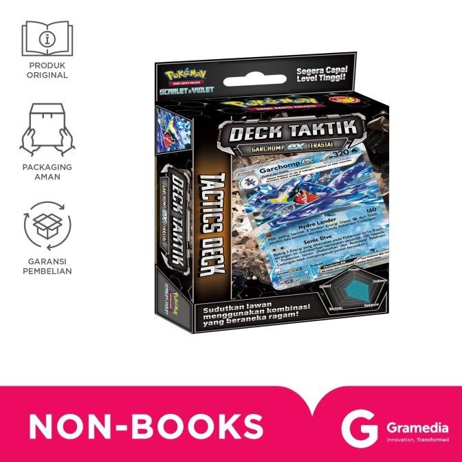 

New Gramedia Pokemon Game Kartu Koleksi Deck Taktik - Garchomp Svtg