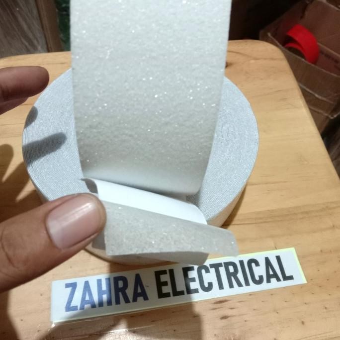 

LAKBAN ANTI SLIP TANGGA - ANTI LICIN LANTAI PUTIH TRANSPARANT 5CMX5MTR ASLI