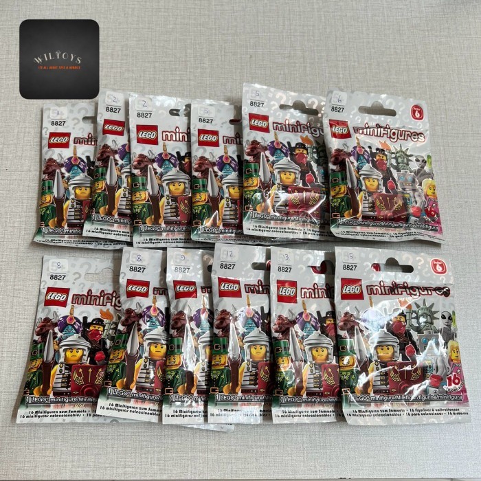 SPECIAL Lego minifigures series 6 (sealed)