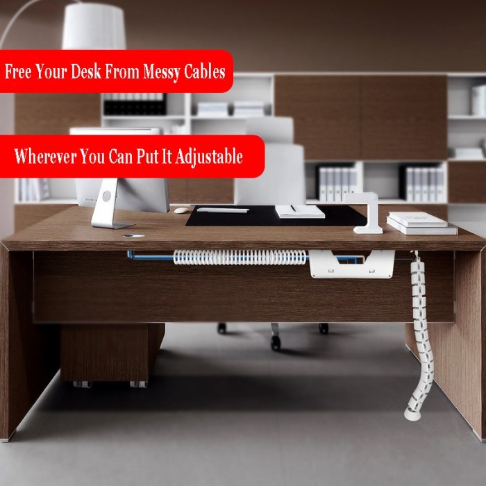 

Terbatas..! Willis Socket Penyimpanan Kable Bawah Meja Storage Cable Management