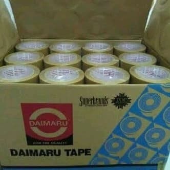 

Diskon...!!! Lakban Daimaru 2Inch / 48Mm X 90Yards Bening Atau Coklat