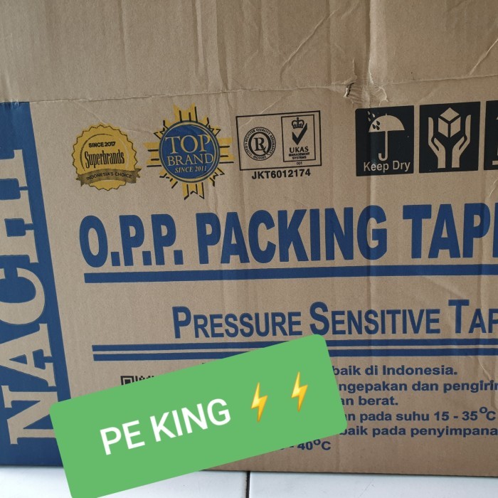 

Diskon...!!! Isolasi Nachi Bening / Coklat Per Box. Barang Asli No Kw! Kirim Kilat