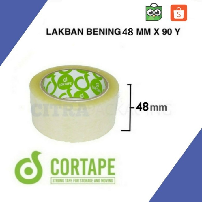

Lem Lakban Murah Cortape 48Mm Panjang 90Y Dus