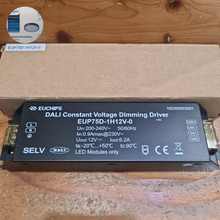 TERBARU euchips EUP75D-1H12V-0 Dali dimming driver