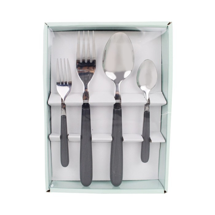 - Appetite Set 16 Pcs Alat Makan Classical - Hitam