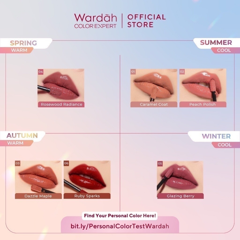 Wardah Liquid Lip Glasting Indonesia 3.5G Tnt Beauty Shop Tbk