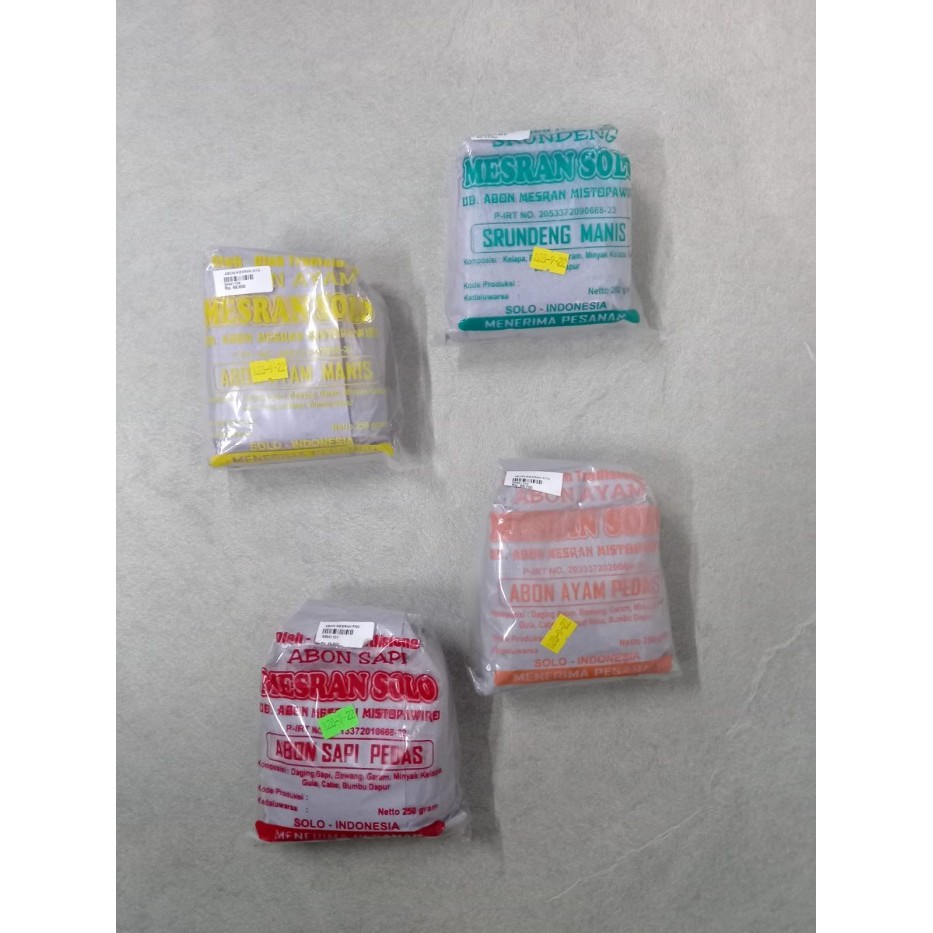 

ABON DAN SERUNDENG MESRAN SOLO