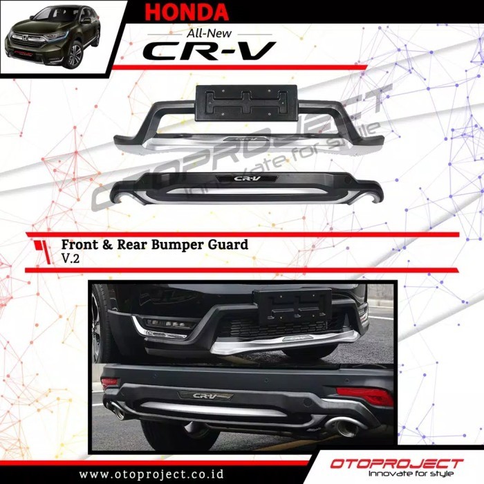 Front Guard Bumper All New CRV Turbo Rear Guard Bumper CRV Turbo V2