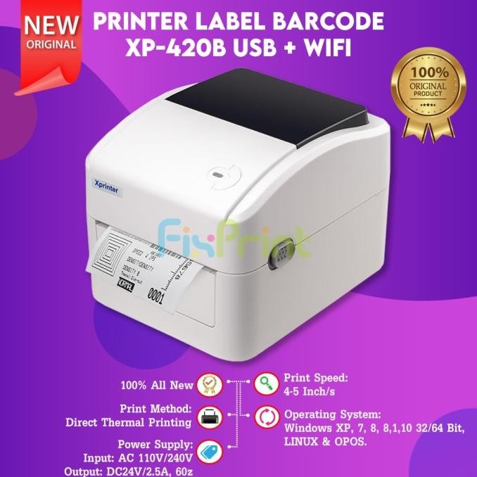Sale Printer Label Iware Thermal Xprinter Xp4601 Xp-D4601 Xp-4601 D4601B