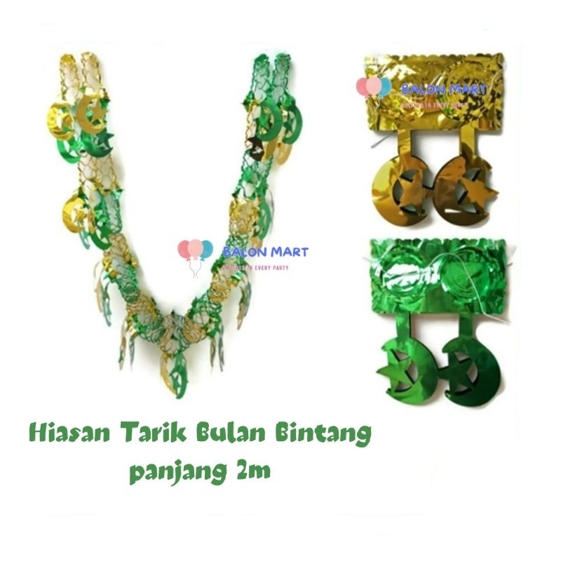 

Hiasan Tarik Idul Fitri / Gantung Motif Ketupat / Motif Bulan Bintang Ramadhan / Lebaran / Idul