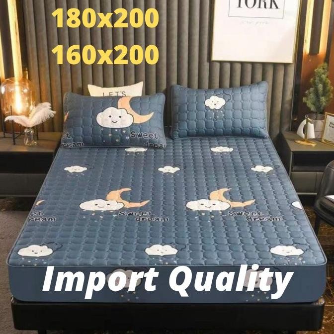 Sprei 180X200 Waterproof Anti Air 160X200 Anti Ompol Sprei Waterproof