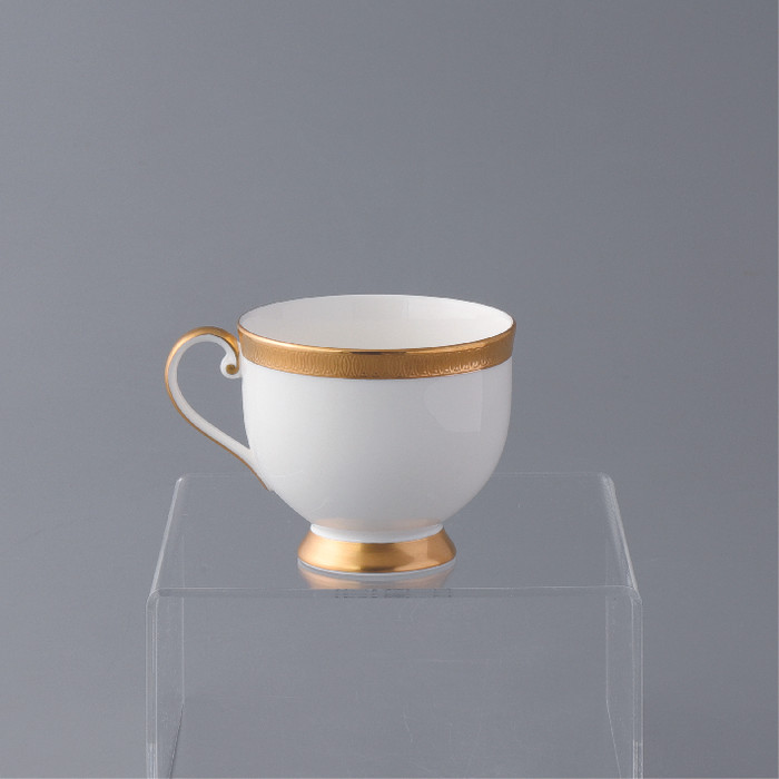 NARUMI PEMBROKE GOLD 80740-2423_1217 TEA CUP WITH SAUCER / SET CANGKIR