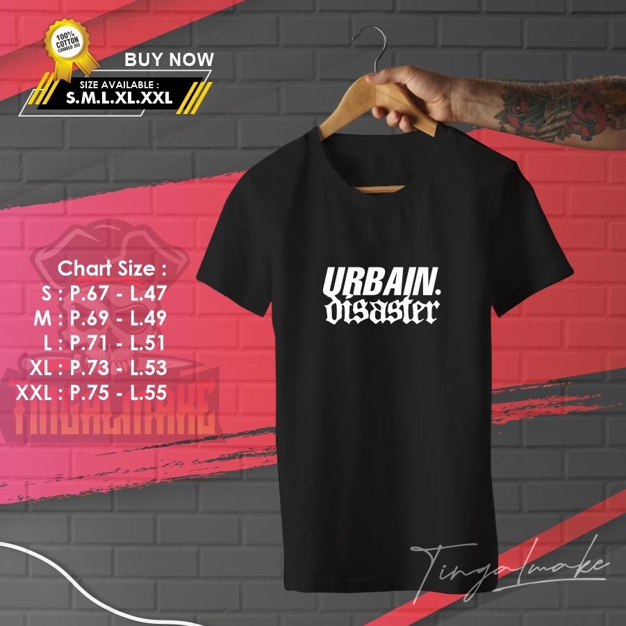 Terbaru Kaos Urbain Disaster Maternal Kaos Distro Premium Terbaik Termurah