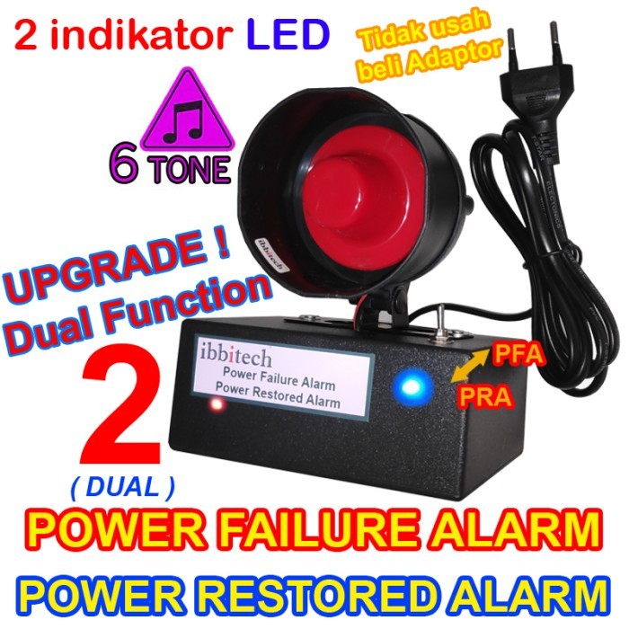 TERBARU POWER FAILURE ALARM POWER RESTORED ALARM Alarm Listrik Nyala atau Mati