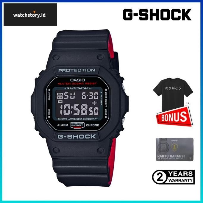 Jam Tangan Digital G-Shock Original Dw-5600Hr-1Dr
