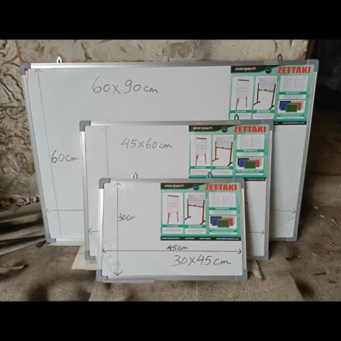 

Papan Tulis Whiteboard Gantung Single Face Zettaki 60X90Cm Original Dan Terpercaya